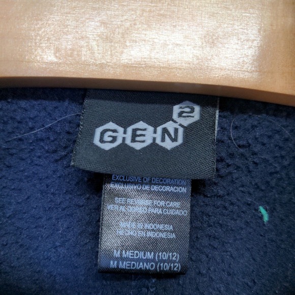 Gen2 Women's Full Zip Jacket Blue Size M West Virginia Mountaineers Embroidered - Picture 15 of 16